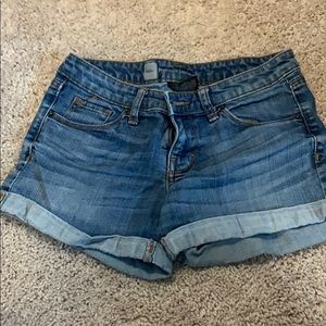 denim shorts